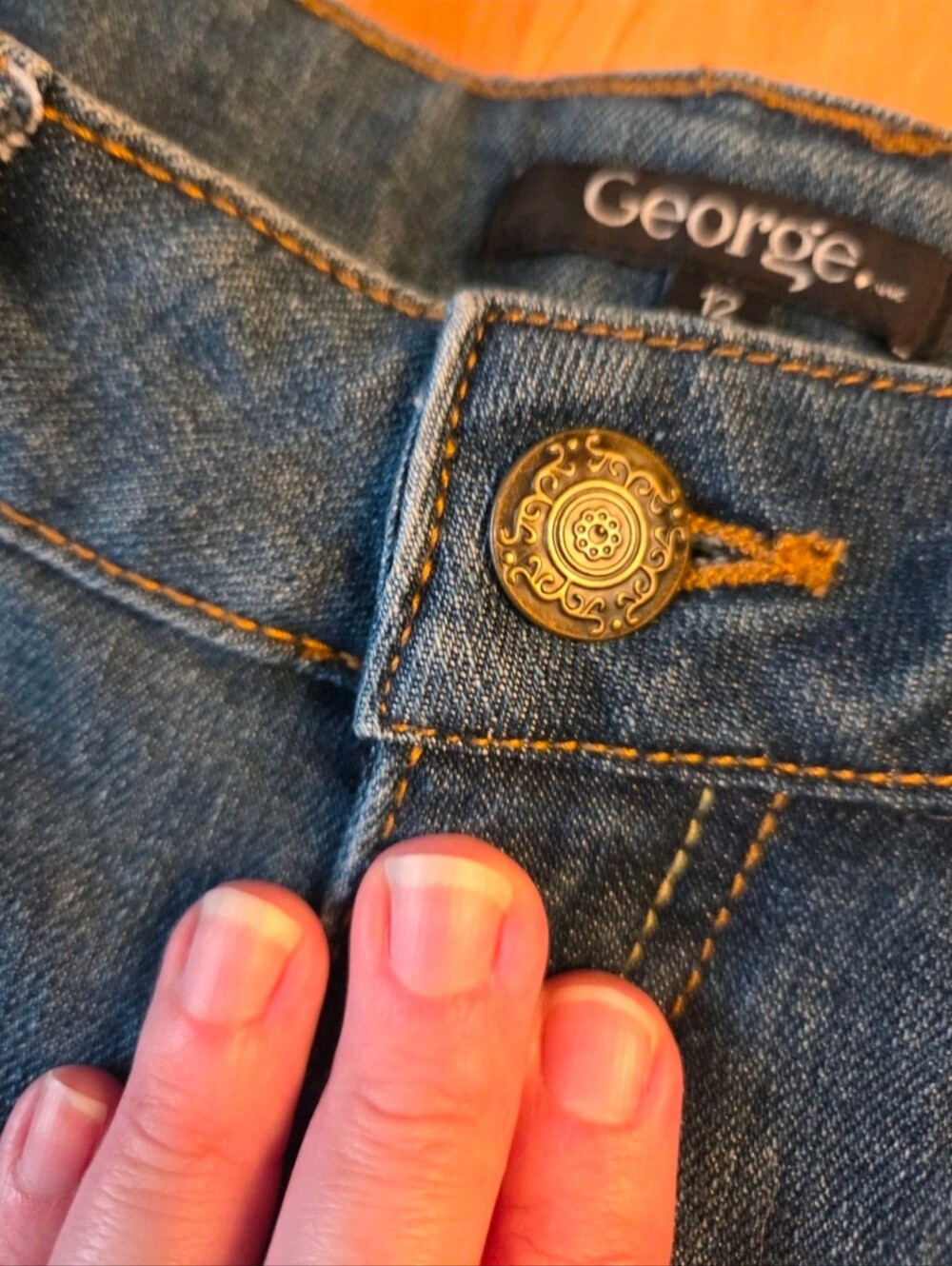 George cuffed denim short - Picture 5 of 12